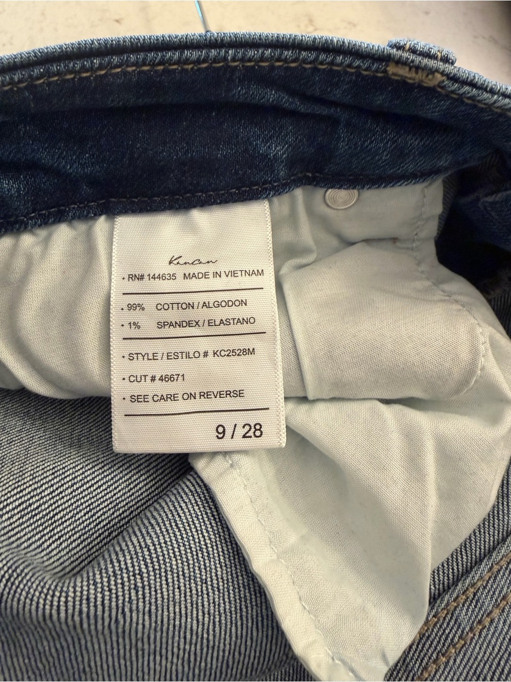 KanCan Women’s Blue Denim Women's High-Rise Flare Jeans NWOT Size 9/28 - Picture 4 of 5